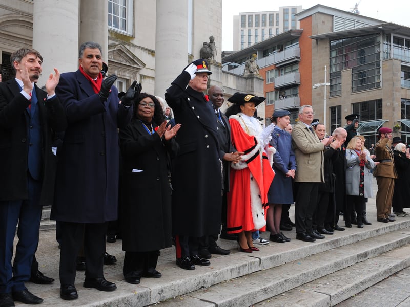 The Lord Mayor of Leeds Councillor Abigail Marshall Katung led the city’s tributes