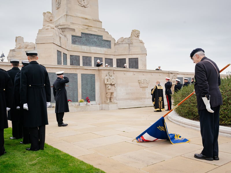 Portsmouth unites to honour fallen soldiers on Remembrance Sunday at a parade at Portsmouth Naval Memorial.