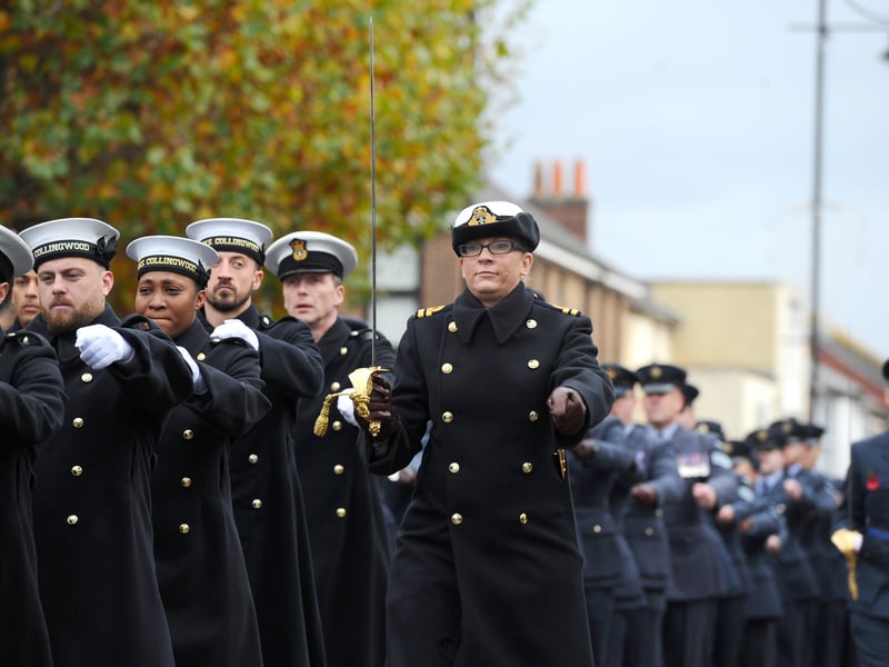 Fareham Remembrance Sunday in West Street, Fareham, on Sunday, November 10, 2024.