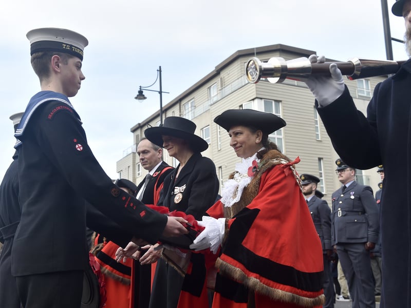 Fareham Remembrance Sunday in West Street, Fareham, on Sunday, November 10, 2024.