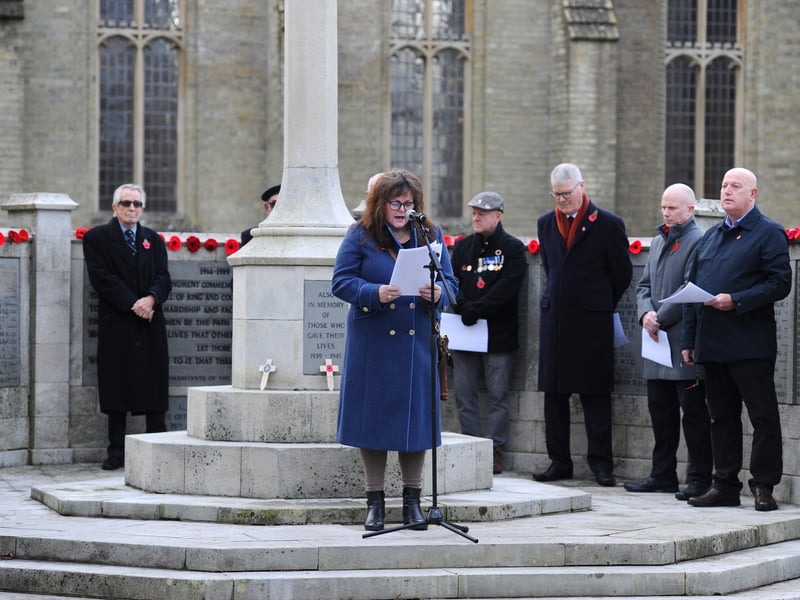 Fareham Remembrance Sunday in West Street, Fareham, on Sunday, November 10, 2024.