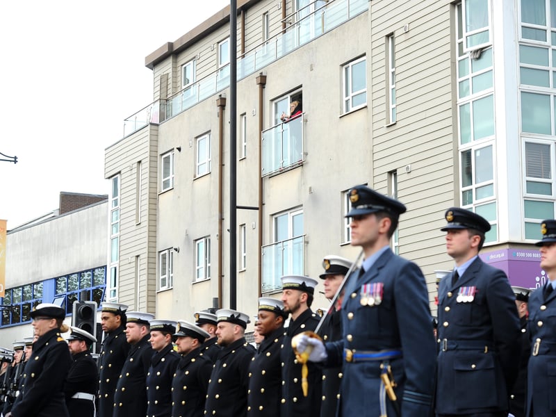 Fareham Remembrance Sunday in West Street, Fareham, on Sunday, November 10, 2024.