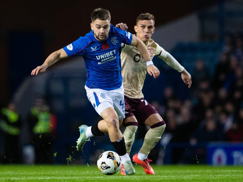 Probably Rangers' best player on the night. Won more duels than any other player on the pitch (9) and provided some good defensive work to stop Vargas having a chance on 20 minutes. Rangers MVP today.
