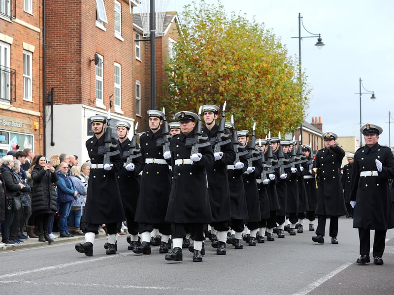 Fareham Remembrance Sunday in West Street, Fareham, on Sunday, November 10, 2024.