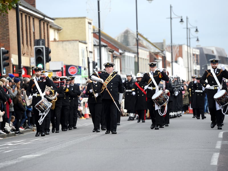 Fareham Remembrance Sunday in West Street, Fareham, on Sunday, November 10, 2024.
