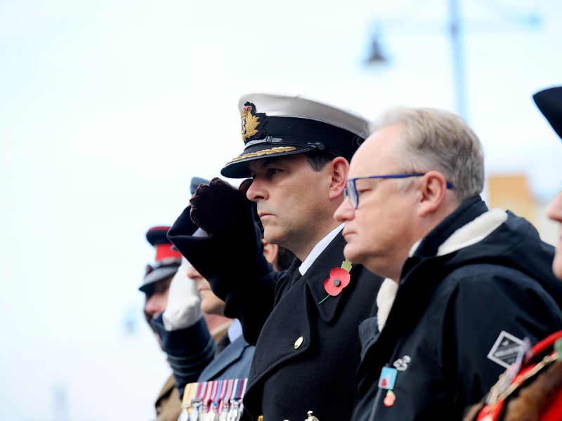 Fareham Remembrance Sunday in West Street, Fareham, on Sunday, November 10, 2024.