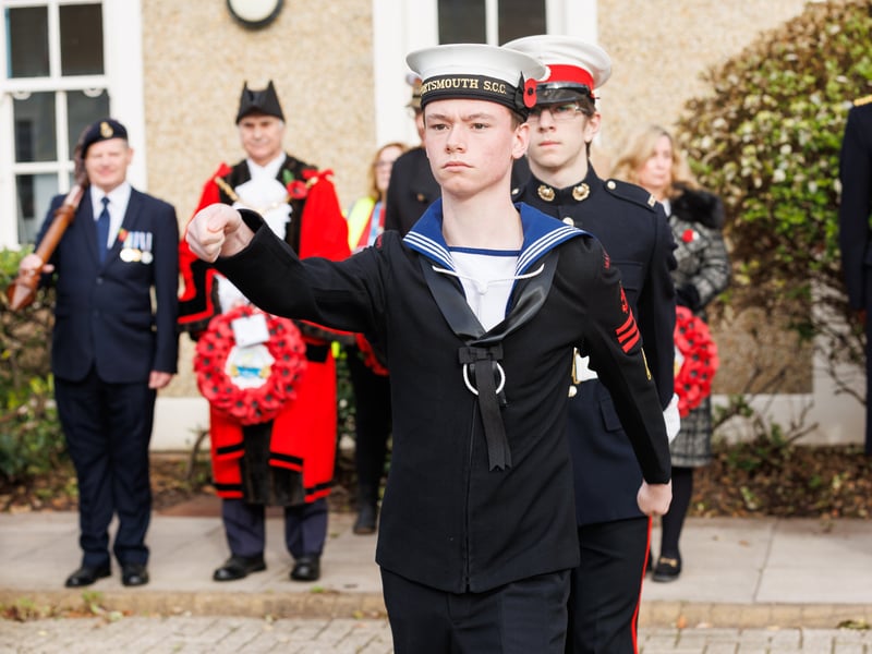 Gosport Remembrance Sunday parade