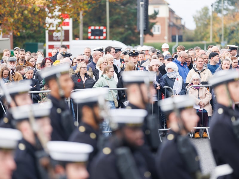 Gosport Remembrance Sunday parade