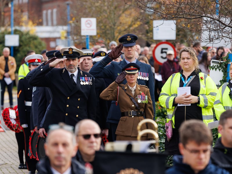 Gosport Remembrance Sunday parade