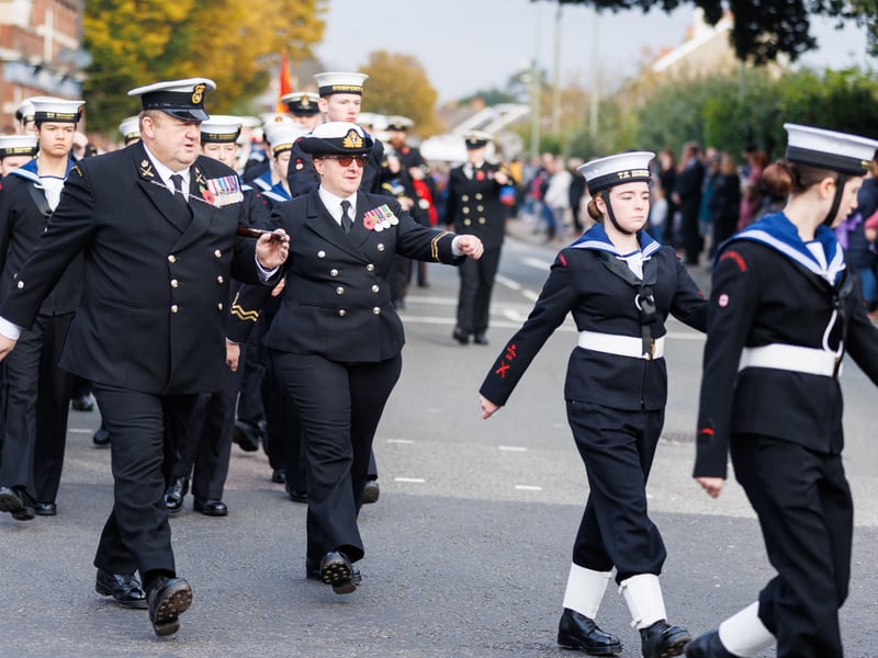Gosport Remembrance Sunday parade