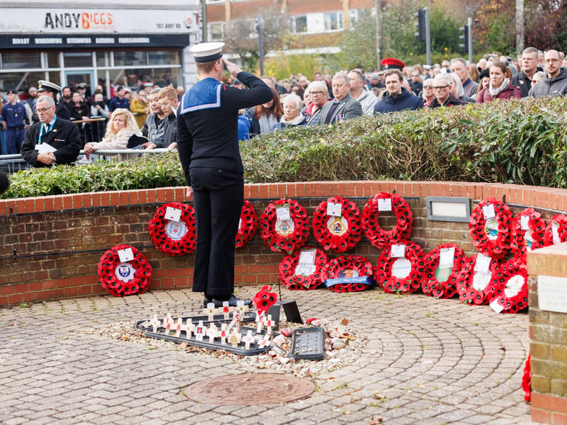 Gosport Remembrance Sunday parade