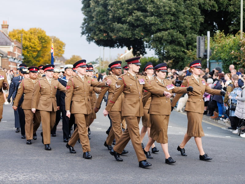 Gosport Remembrance Sunday parade