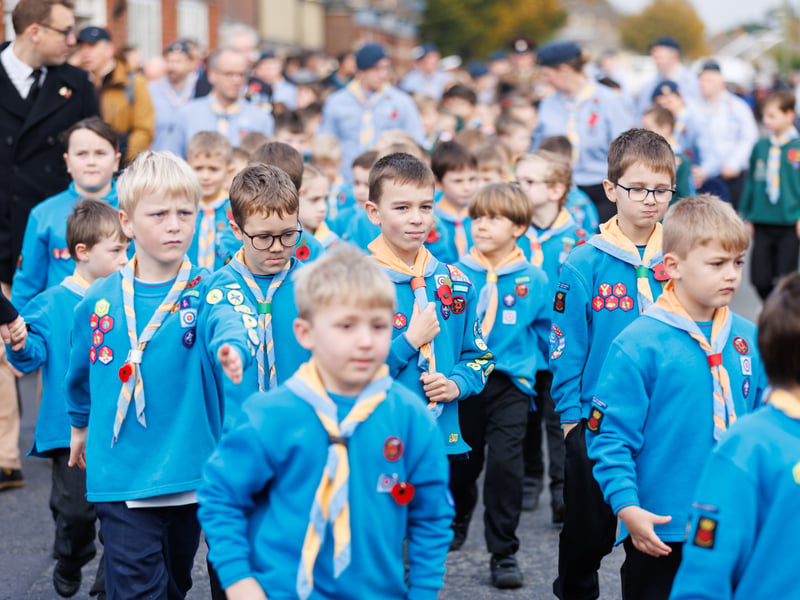 Gosport Remembrance Sunday parade