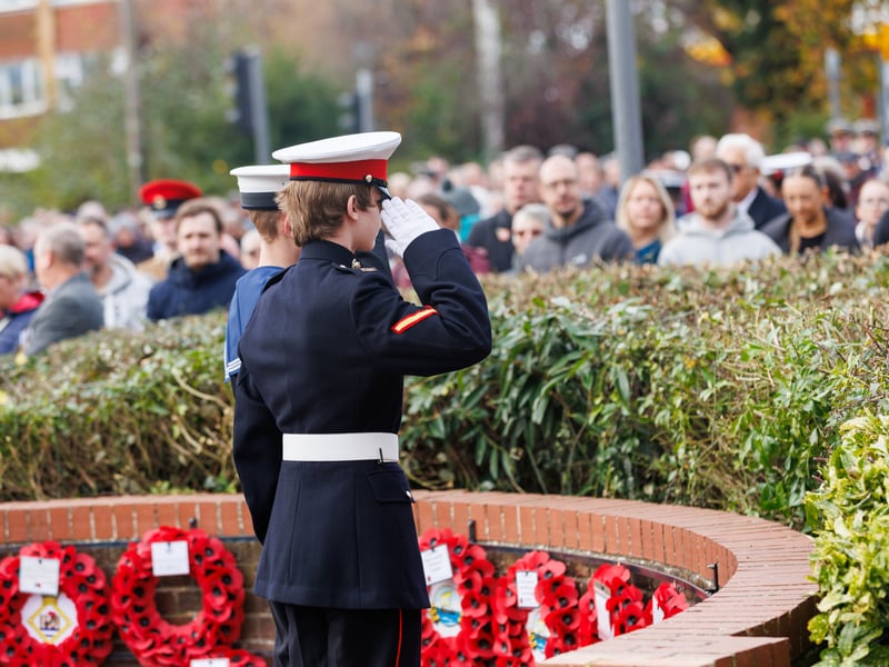 Gosport Remembrance Sunday parade