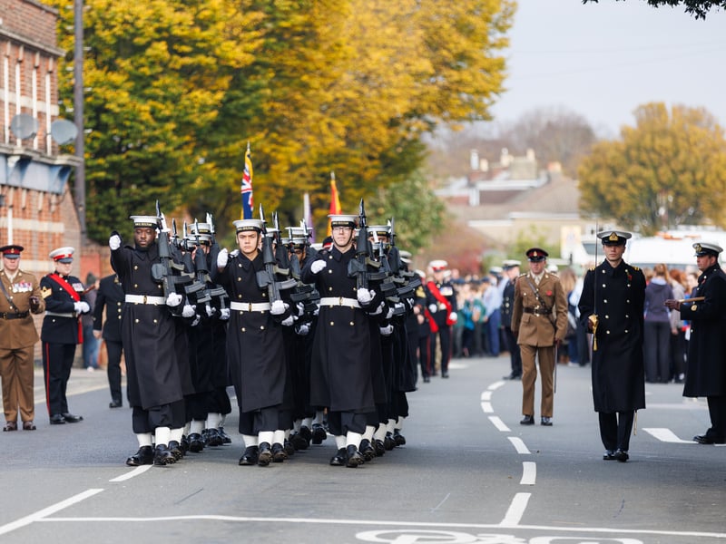 Gosport Remembrance Sunday parade