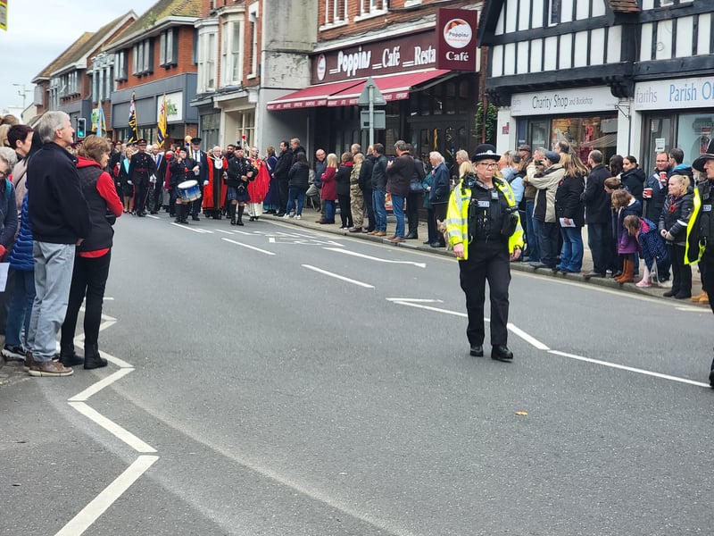 Havant Remembrance Sunday service