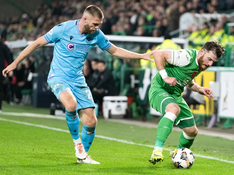 His second appearance in this team in recent weeks, the centre-back was excellent as his side took a 2-1 win against Hibs at Easter Road. Rated a 7.7 for his performance, Fraser won 78% ground duels, 100% tackles and made five clearances.
