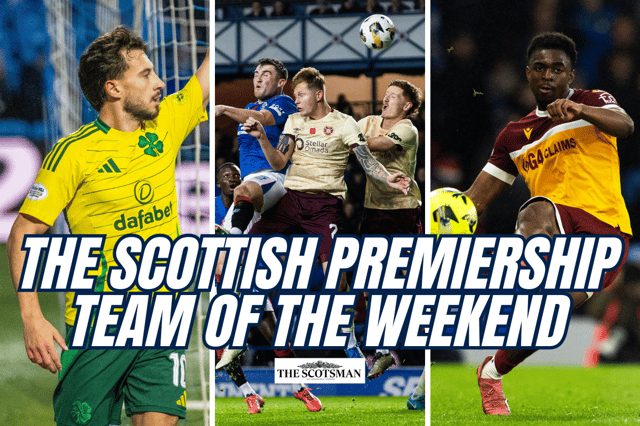 Here the XI players who made the Scottish Premiership team of the weekend. Cr: SNS Group.