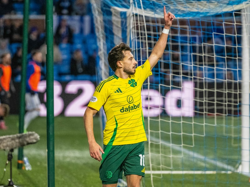 Part of a special Celtic duo in the starting XI, Kuhn took his breath-taking Champions League form to Rugby Park as he scored, assisted, created two chances created and completed 100% of his dribbles. Ranked at 8.7 for his performance in the 2-0 win over Kilmarnock.