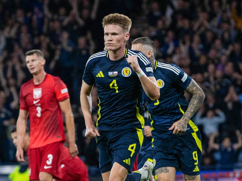 Has moulded himself into Scotland's most important player in the last year, producing several golden moments at Hampden. He scored both goals in the famous 2-0 win over Spain and notched a total of seven times in Scotland's successful Euro 2024 qualifying campaign. Plus, who can forget his last minute winner against Israel in 2021?
