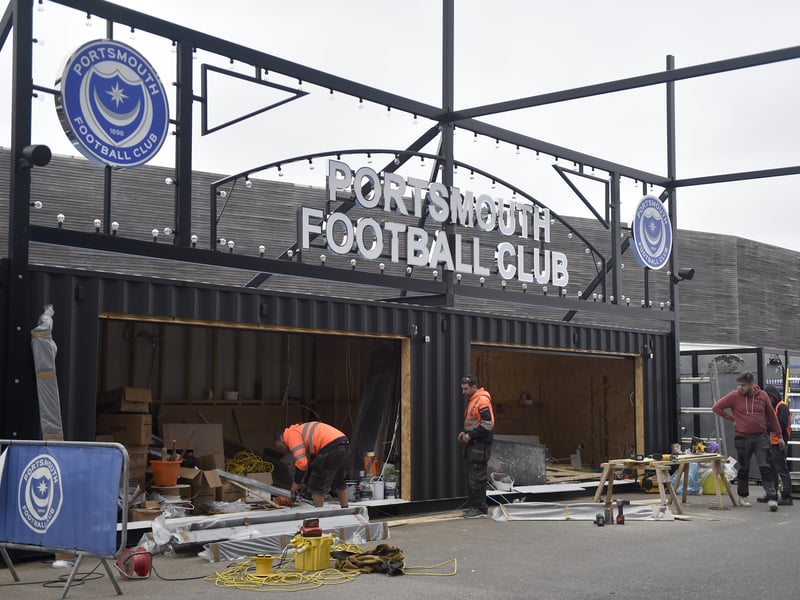 The new Fans Zone is also progressing nicely