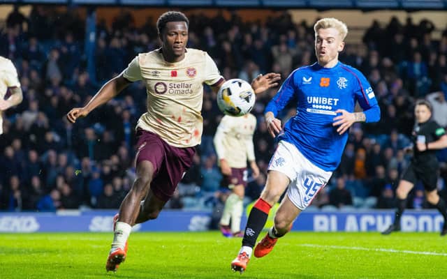 Cyriel Dessers grabbed an early goal that gave Rangers all three points at Ibrox.