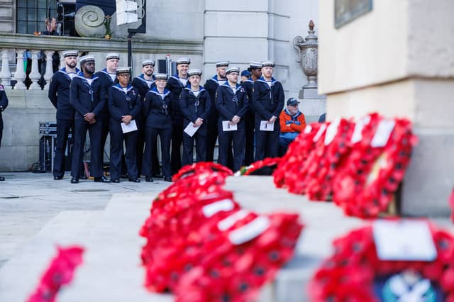Armistice Day Service at the Cenotaph in Guildhall Square
