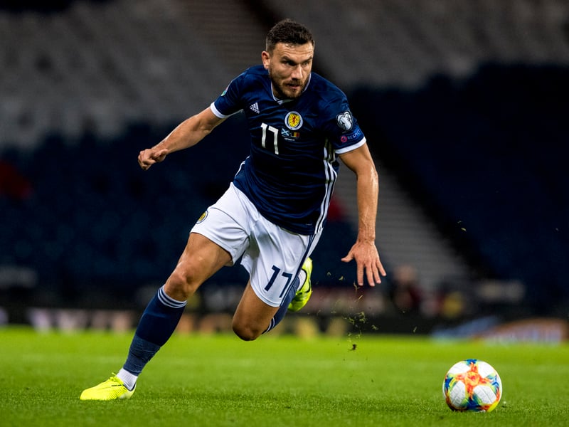 Snodgrass retired from international football in 2019 with 28 caps and 7 goals, narrowly missing out on Scotland's most successful period in this decade. However, his contribution for Scotland has been not forgotten. Scored a hat-trick in a 5-1 win over Malta and notched a vital equaliser against Slovenia during a 2-2 draw in the 2018 FIFA World Cup qualifying campaign and was often Scotland's main threat going forward.