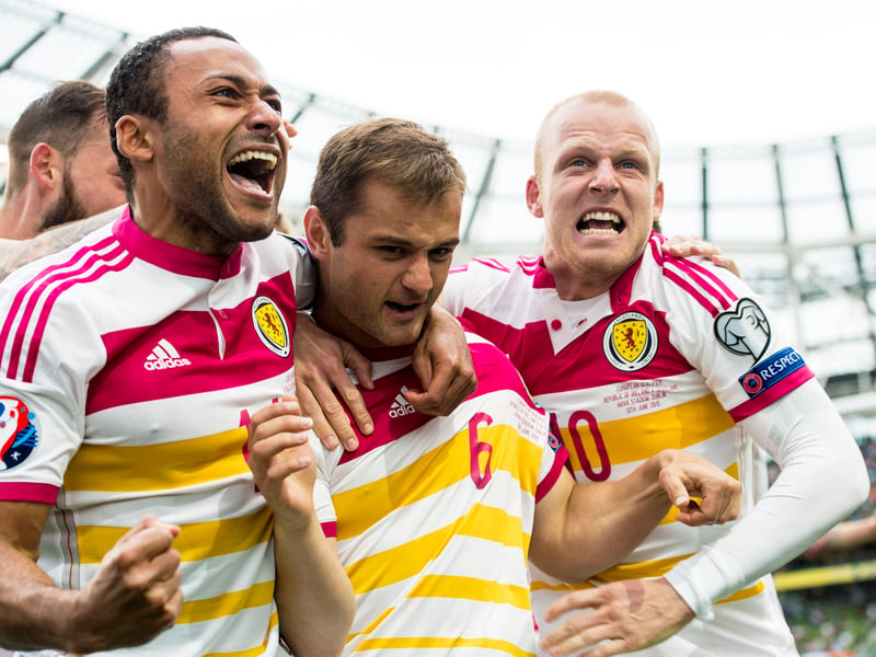 Outstanding in Scotland's Euro 2016 qualifying campaign, he grabbed five goals, including a memorable strike against the Republic of Ireland at Celtic Park. Won 47 internationals caps during his career.