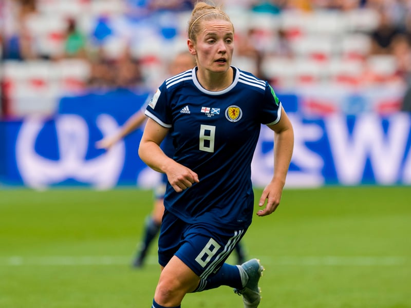 Probably the best women's footballer ever produced by Scotland, Little retired from international football in 2021 with a record of 59 goals in 140 games. Alongside Caroline Weir, she is one of only two Scots to make the Team GB Olympic squad, featuring in both 2012 and 2020. She captained the squad at their major tournament debut at Euro 2017, and repeated the trick at World Cup 2019.