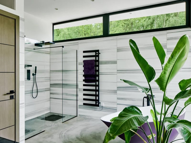 This home is on the market for £4.6m and it is being sold with The Modern House. 