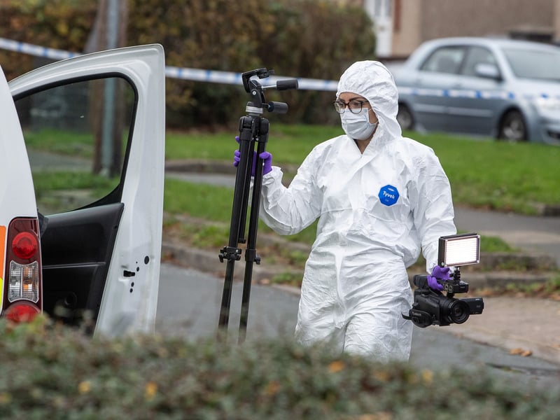 A further scene has been in place on the garden of an address in Sissons Road, Middleton, following the recovery of drugs linked to the arrests.