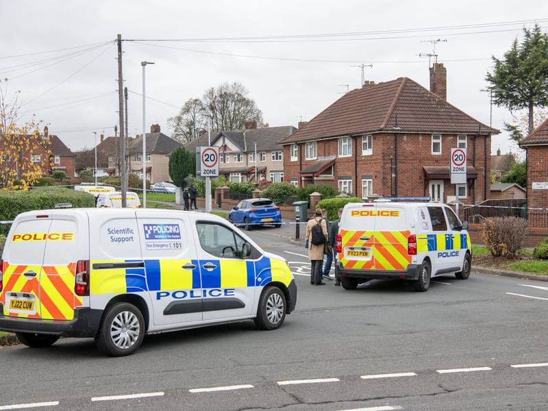 Initial information suggested the victim had been attacked inside the ground-floor flat by three males who ran off from the address.