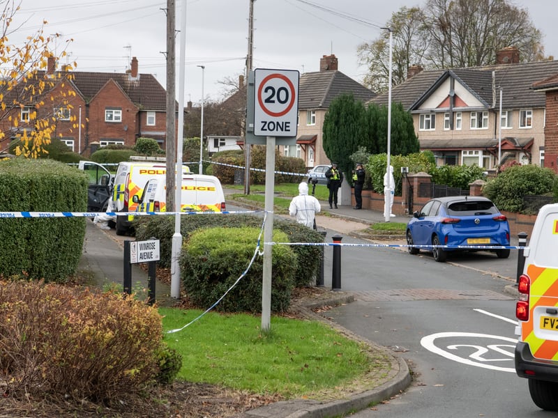 A search of the area, supported by the police helicopter, led to the arrests of two males, aged 18 and 16, a short time later in the Middleton area.