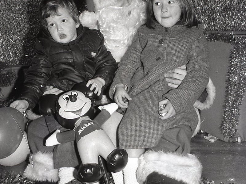 Visiting Father Christmas at Lewis's