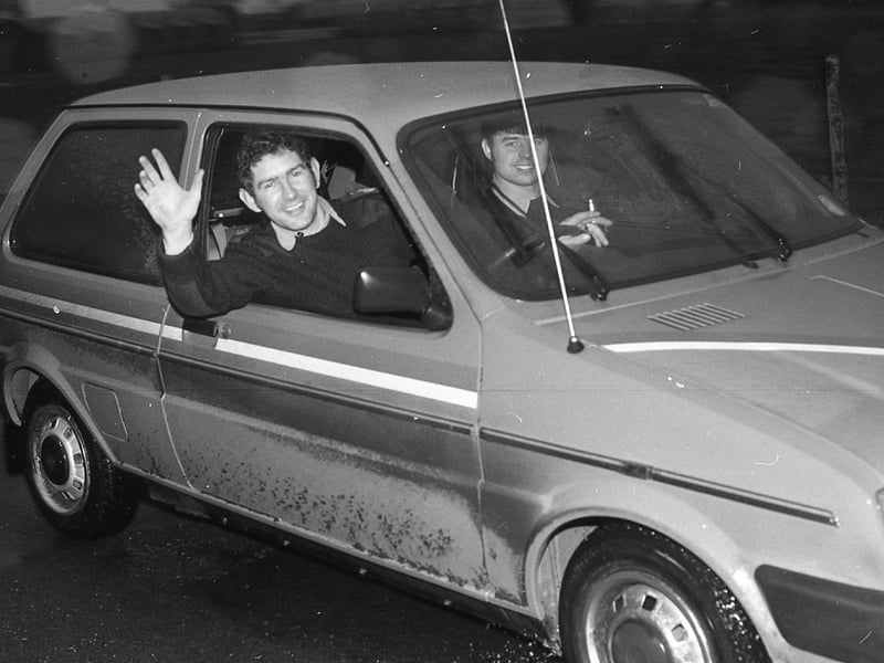 Drive a Mini Metro. First cars for many. This was Dave Le Gallez who smashed the world non-stop driving record - 36 hours in his metro