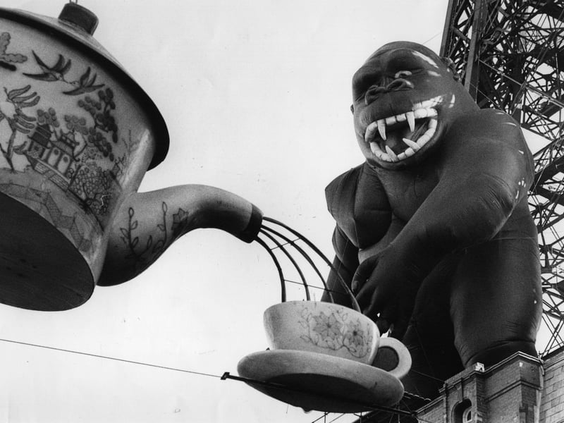 We can't forget this dude - King Kong at Blackpool Tower was a 1980s sight fondly remembered