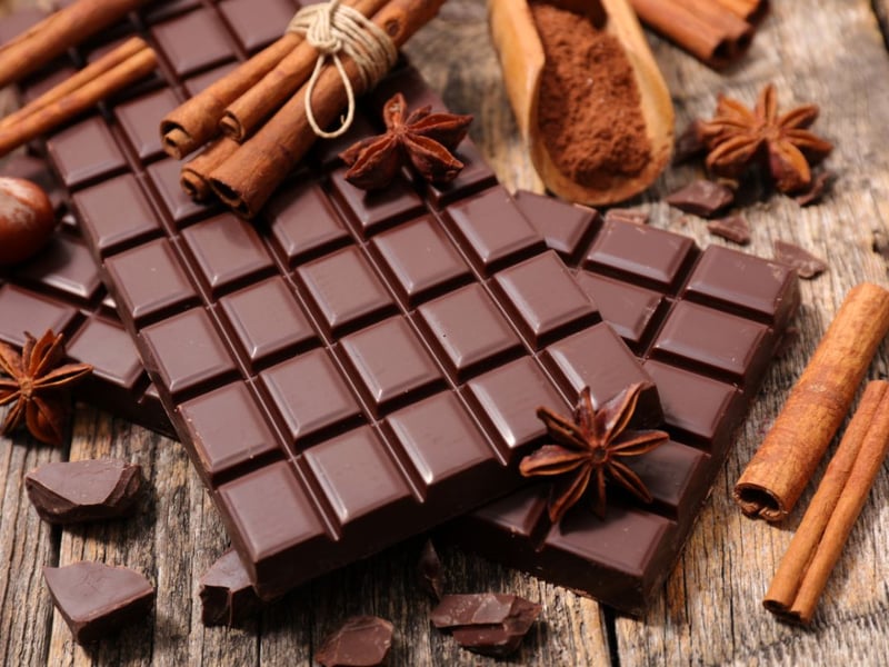 It's perhaps surprising that chocolate only sneaks into this list in 10th place. The average British person chomps their way through 16 pounds of chocolate each year.