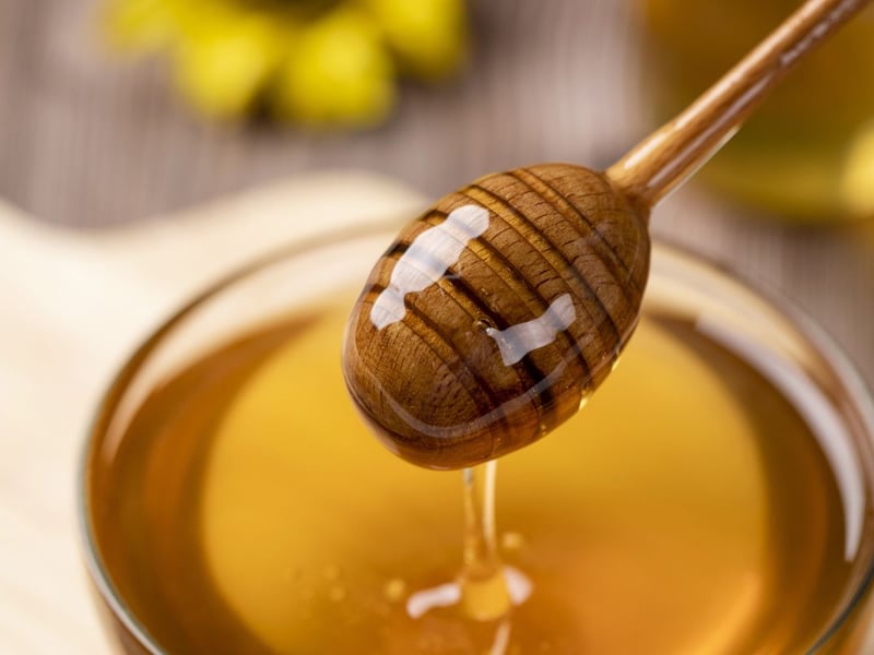 The sweet taste of honey takes sixth sport. Humans have been enjoying the bee-produced treat for thousands of years - Spanish cave paintings dating back at least 8,000 years show humans foraging for honey.