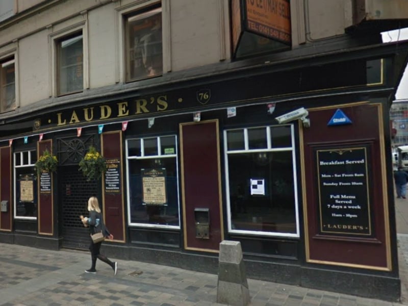 A Sauchiehall Street institution, Lauder's offers one of the best - and cheapest - pints of Tennent's in Glasgow. If you win their Monday night quiz, starting at 8pm, you can use the £30 bar tab to enjoy a couple.