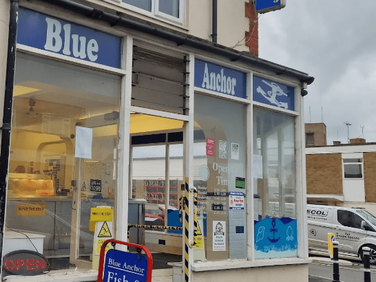 Blue Anchor Fish & Chips Shop in Bexhill-on-Sea has a 4.5* rating from 38 reviews. A TripAdvisor reviewer said: “Eat from here quite often, as I work quite close. Lovely fish and chips, always fresh and tasty. Nice friendly staff too! Recommended.”