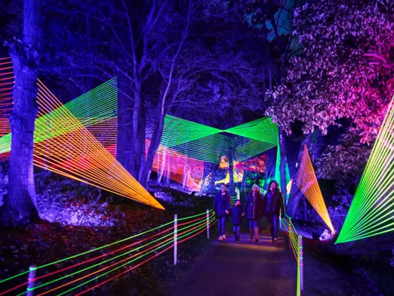 Running from November 21 to December 30, Christmas at the Botanics will light up the Royal Botanic Gardens. "Discover flickering candles floating high into the night sky, batons of colour-changing light dancing in time, a sparkling flock of jolly robins and a sea of light that stetches out into the distance filled with all the colours of the rainbow. Grab a seasonal snack from one of the hand-picked street food vendors who bring an indulgent twist to tempting treats on offer. Complete your walk under the stars with a perfectly festive spiced winter warmer, hot chocolate or toasted marshmallow and share it with someone special."