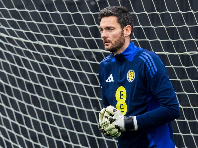 The Hearts goalkeeper will earn his 78th cap as he enjoys an international renaissance at the age of 41 deputising for the injured Angus Gunn.
