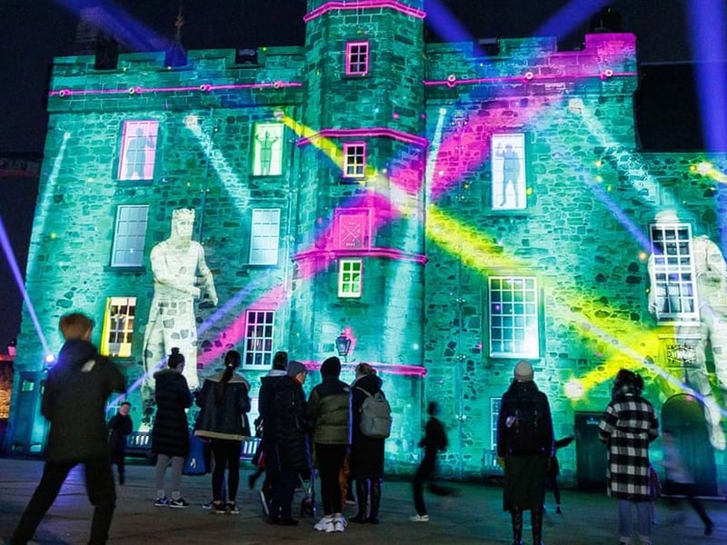 For the fifth year Edinburgh Castle is being transformed by a dramatic festive sound and light show, running on November 22-23 and 29-30, then December 6-8, 13-15, 20-23 and 27-30, and finally on January 2-4. "Discover the iconic site after-dark and enjoy unmissable immersive displays, interactive installations, music and wonder. See Edinburgh’s stories brought to life on the castle walls, meet Rex the loveable lion in the Great Hall, and grab a drink or snack from our café or street food vendors. Make Castle of Light part of your festive plans and enjoy one of Scotland’s largest projection shows. With an all-new show for 2024, you’ll walk in famous footsteps, dance through the ages in Crown Square and, for the first time since the 17th century, you will be able to “fire” Mons Meg! From mythical creatures to forgotten tales – see Edinburgh Castle in a whole new light."
