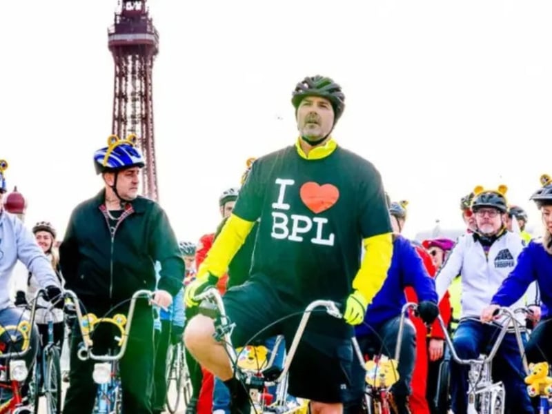 Paddy's route took him through Blackpool.