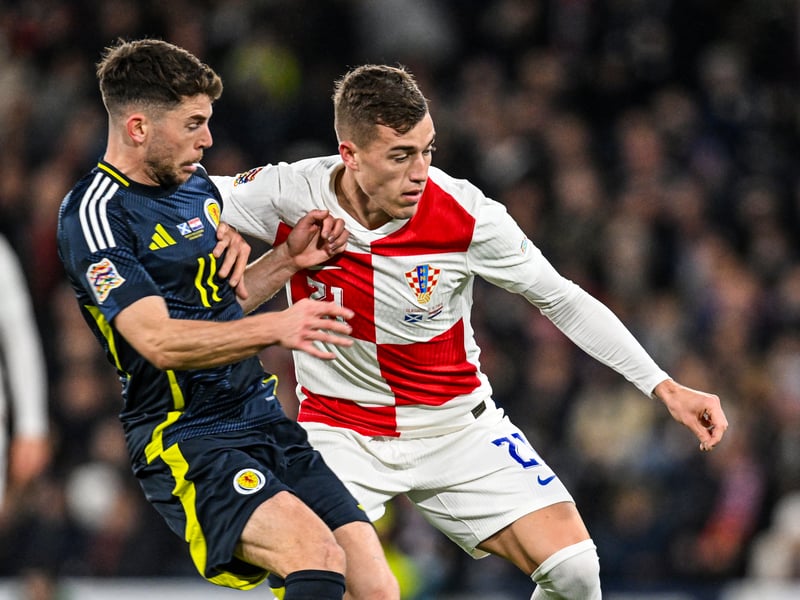 Kept his place in the midfield despite some expecting John McGinn to walk straight back into the team. Was absolutely flattened by Duje Caleta-Car in a challenge that could have brought the Croat defender a red card. Put in some nice set-piece deliveries but most of Scotland's best work came down opposite flank. Replaced by John McGinn in the final third of the match. 7