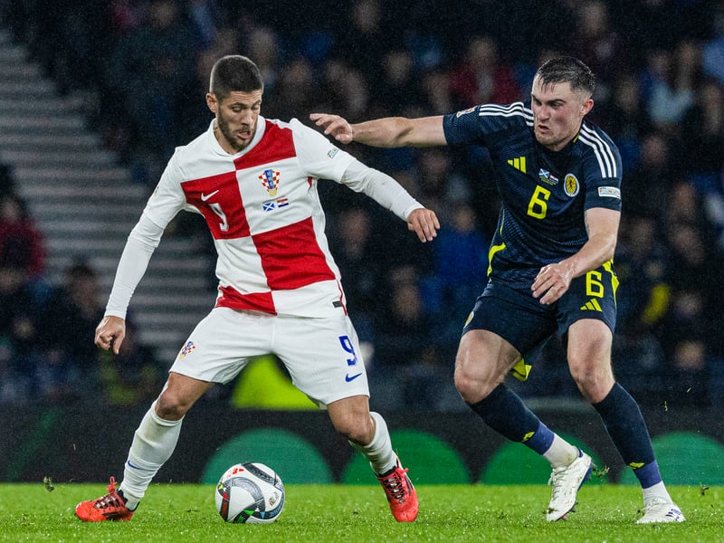 One of Scotland's best players last month, the Rangers centre-half continued his excellent level against the Croats. He was very sound positionally and made a couple of key blocks. In the form of his career. 9