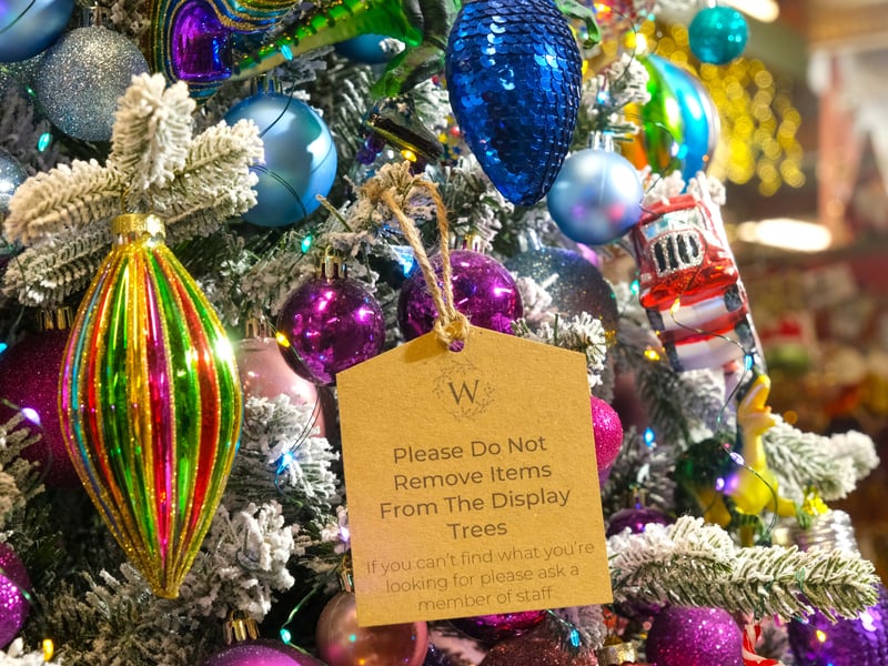Christmas displays at Wentworth garden Centre. Photo: Dean Atkins