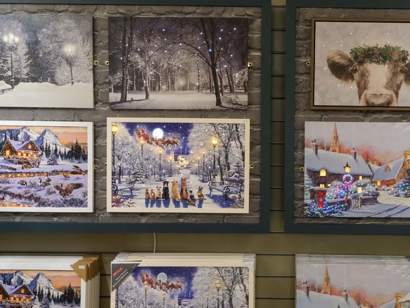 Christmas displays at Wentworth garden Centre. Photo: Dean Atkins, National World