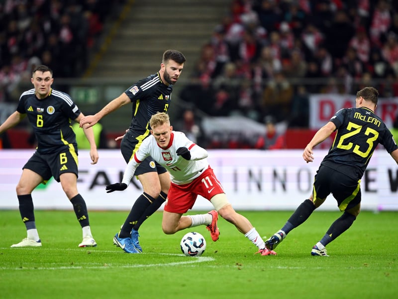 Dug in admirably under severe pressure from some lively Polish forwards, especially as the hosts were able to slice through the Scotland midfield at will at times. Can be pleased with his night's work considering his minutes at club level have been very limited. 8